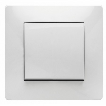 Interruptor cruzamiento empotrar blanco VOLTIMERC10A 250VAC