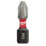 Juego 2 puntas de impacto MILWAUKEE SHOCKWAVE PH2x25mm