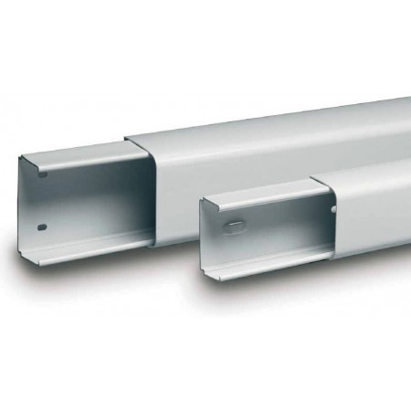 Metro canaleta blanca 80x60mm ABB