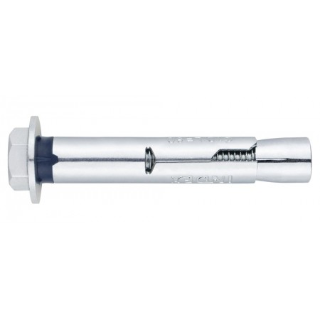 Taco metálico anclaje hormigón espirro ESCOFIX 16C con tornillo y arandela M12x80mm