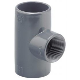Te reducida PVC Ø32 injerto Ø25