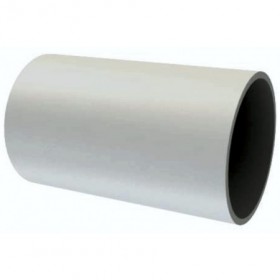 Manguito para tubo blindado eléctrico PVC enchufable gris Ø25mm