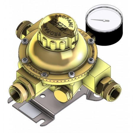 INVERSOR AUTOMÁTICO CLESSE MOD. 126. 50 KG/H  3/4" CON MANOMETRO SER-RES