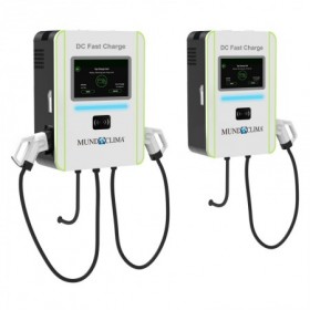 Cargador vehículo eléctrico MUNDOCLIMA SOLAR White DC 30kW con cable CCS2
