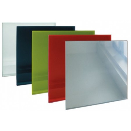Panel radiante vidrio GS negro para pared o techo 500W 1200X400X39mm