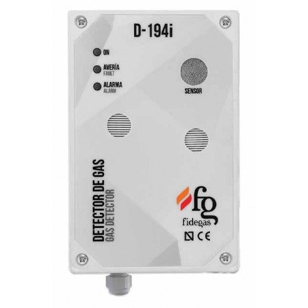 Detector de gas doméstico para gas natural 230VAC FIDEGAS D-195I