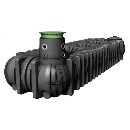 Depósito agua pluvial enterrar PEHD GRAF PLATIN XL 10000L