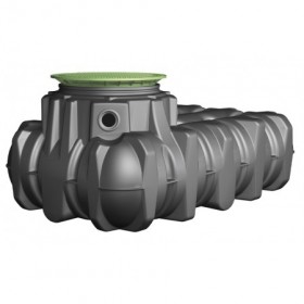 Depósito agua pluvial enterrar PEHD GRAF PLATIN 7500L