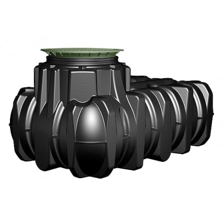 Pack Depósito recuperación agua de lluvia GRAF PLATIN 10000L ECO PLUS con accesorios