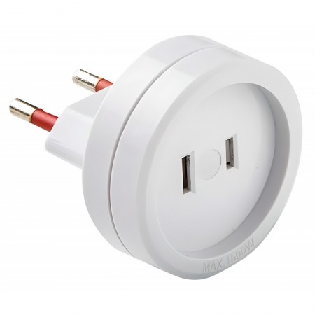 Adaptador enchufe europeo - americano VOLTIMERC