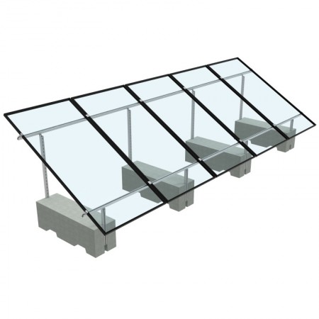 Estructura hormigón MUNDOCLIMA SOLAR Intermedio mixto 342kg cubierta plana