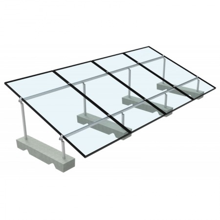 Estructura hormigón MUNDOCLIMA SOLAR Intermedio mixto 94kg cubierta plana
