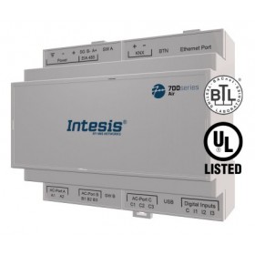 Conversor BACNET. KNX. MODBUS. HOME AUTOMATION para 64 unidades interiores aire acondicionado INTESIS IN770AIR00MO000