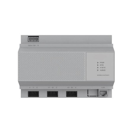Conversor MODBUS para 64 unidades interiores air acondicionado o 8 sistemas frigoríficos MVD V8 R410A MUNDOCLIMA GW3-MOD