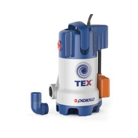 Electrobomba sumergible agua gris con boya magnética PEDROLLO TEX 3 vortex