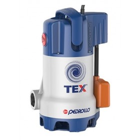 Electrobomba sumergible agua gris con boya magnética PEDROLLO TEX 2 vortex