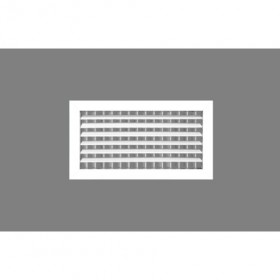 Reja de impulsión doble deflexión MADEL CTM-AN 800x500mm lacada blanco