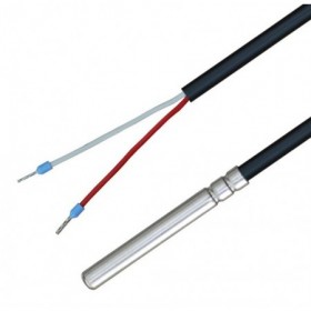 SONDA DE TEMPERATURA PT-1000-FAST VAINA GOMA 40 X 6 CON 2 M CABLE TERMOPLASTICO