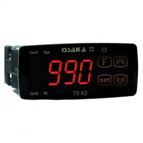 TERMOSTATO DIGITAL PANELABLE TSK 2-0 TECLADO TACTIL 2 RELES SONDA PTC/NTC/PT1000