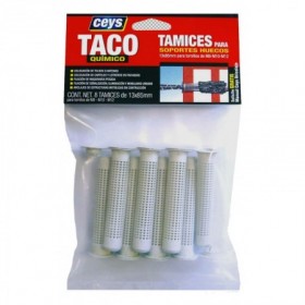 Blíster 8 uds tamiz taco químico CEYS 13x85mm