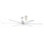 Ventilador de techo blanco 6 aspas con luz y mando MARTEC ALBATROSS Ø180cm