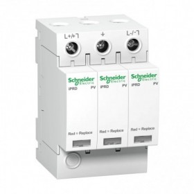Limitador sobretensiones cartucho enchufable 40kA 600VDC para fotovoltaica SCHNEIDER ACTI9 IPRF1
