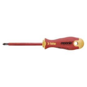 Destornillador punta plus minus Z-2x100mm aislado FELO ERGONIC®