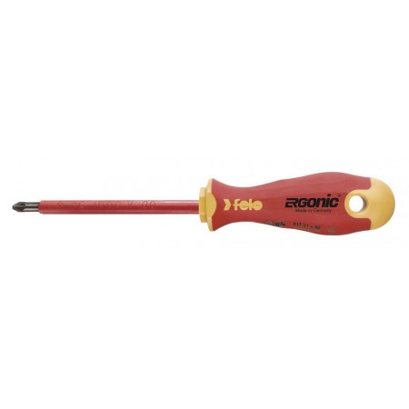 Destornillador punta plus minus Z-2x100mm aislado FELO ERGONIC®