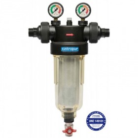 Filtro de agua autolimpiante con manómetros 1" 50µm en inox. CINTROPUR NW 280
