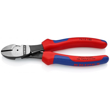 Alicate corte diagonal con muelle KNIPEX 180mm