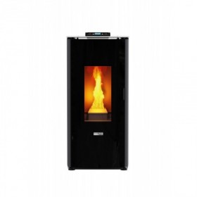 TERMOESTUFA PELLET MUNDOCLIMA BIOTHERM COLOR GRIS EILEEN 17 KW