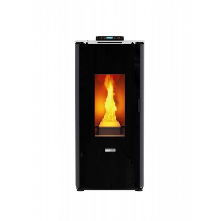 TERMOESTUFA PELLET MUNDOCLIMA BIOTHERM COLOR GRIS EILEEN 17 KW