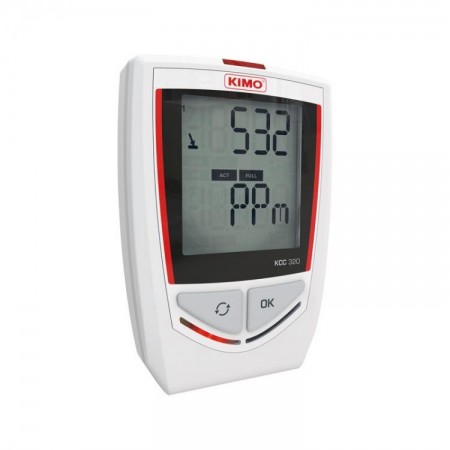 Data logger temperatura. humedad. presión atmosférica y CO2 con Bluetooth SAUERMANN KCC 320