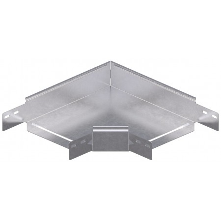 Curva 90º en acero galvanizado sendzimir INTERFLEX para bandeja portacables VIATEC 110 x 500mm