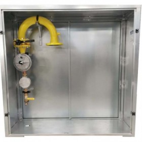Conjunto  MPA para G100 en FIG I de membrana Ps: 100 mbar Q: 160 Nm3/h con máx. y min. MERCAGAS C100NGA