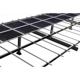 Pérgola parking ESCOSOL módular 4 plazas con anclaje a correas 12338x5600mm