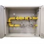 Armario  MPB para G160 en FIG I de turbina Ps: 55 mbar Q: 250 Nm3/h con máx. y min. MERCAGAS A160NGBT