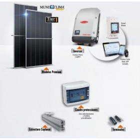 Set fotovoltaico autoconsumo FRONIUS PRIMO coplanar monofásico 6000Wp