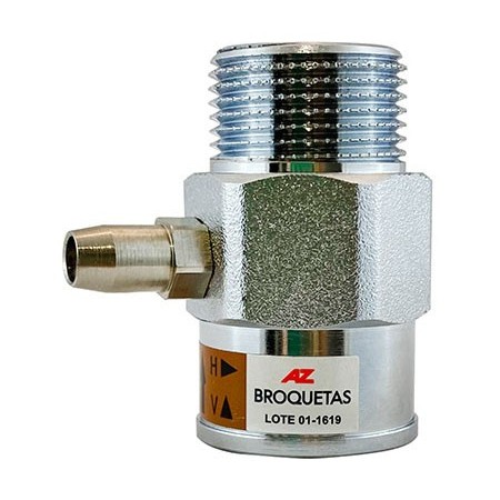 Rimitador de caudal  4m3 dn20 macho-hembra 3/4" con toma débil calibre