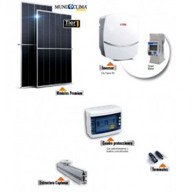 Set fotovoltaico autoconsumo SAJ coplanar monofásico 5000Wp