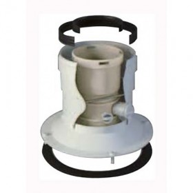 Conexión vertical Ø60/100mm PP/acero lacado blanco chimenea FIG compatible BERETTA