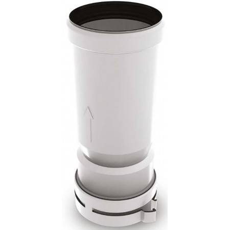 Manguito Ø80mm unión Hembra-Hembra PP chimenea FIG