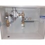 Armario  MPA para G6 en FIG I de membrana Ps: 150 mbar Q: 10 Nm3/h con máx. y min. MERCAGAS A06NGA