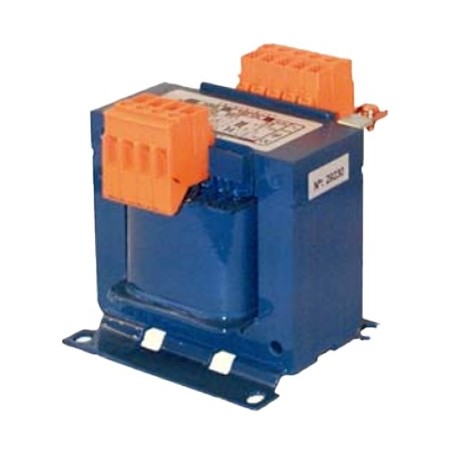 Transformador eléctrico de aislamiento tropicalizado TECNOTRAFO 100VA entrada 230-400-460VAC / salida monofásica 24VAC-48 IP00