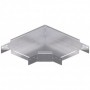 Curva 90º en acero galvanizado sendzimir INTERFLEX para bandeja portacables VIATEC 60 x 600mm
