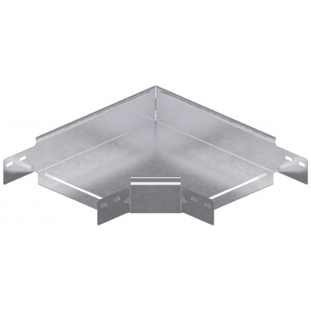 Curva 90º en acero galvanizado sendzimir INTERFLEX para bandeja portacables VIATEC 60 x 600mm