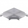Curva 90º en acero galvanizado sendzimir INTERFLEX para bandeja portacables VIATEC 60 x 500mm