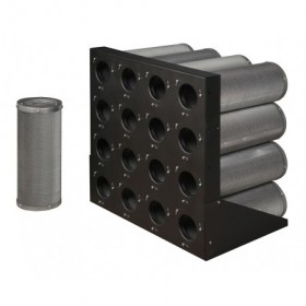 Filtro carbón activo placa MUNDOFAN  recambio CARBOPLAC Ø140x400mm