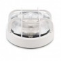 Aplique exterior plástico redondo blanco IP44 FAMATEL