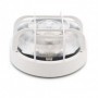 Aplique exterior plástico redondo blanco IP44 FAMATEL